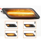 Dynamic LED Smoked Amber Front Fender Side Marker Light for BMW Z3 (1994–2002)