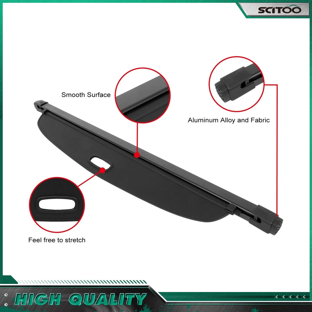 Cargo Cover for Kia Sportage (2023–2025) Retractable Black