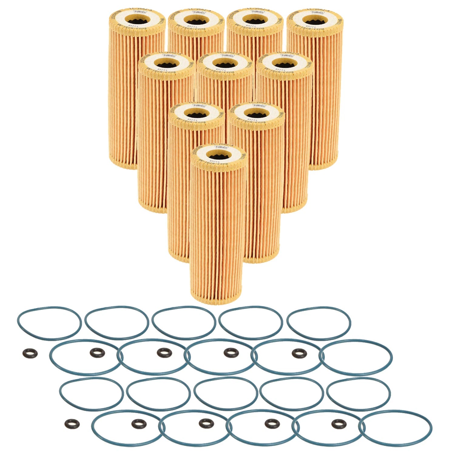 Set of 10 Engine Oil Filters for Ford Fusion, Lincoln Nautilus (2013–2023)
