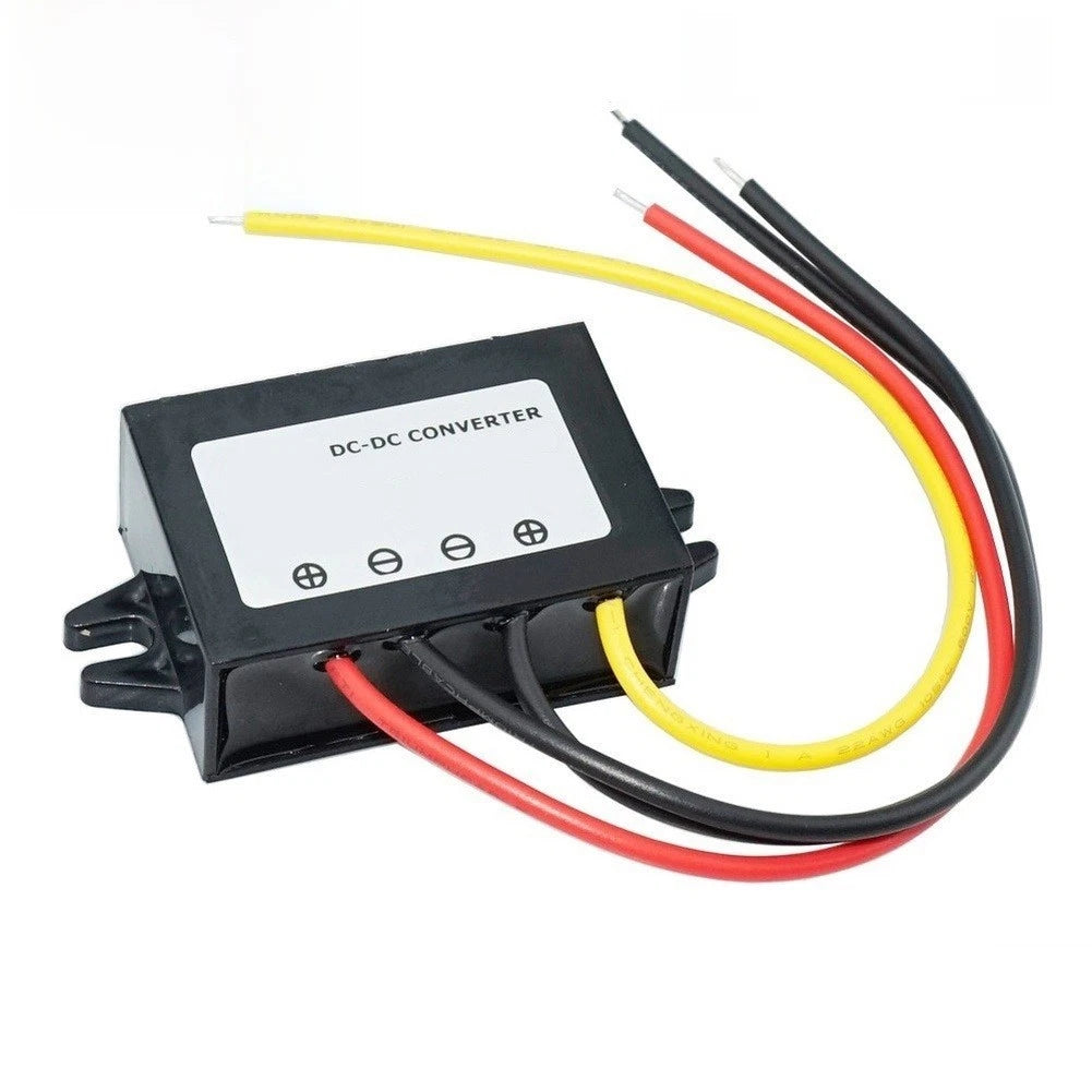 DC-DC Converter 15-50V to 12V 2A Waterproof Regulator for Automotive