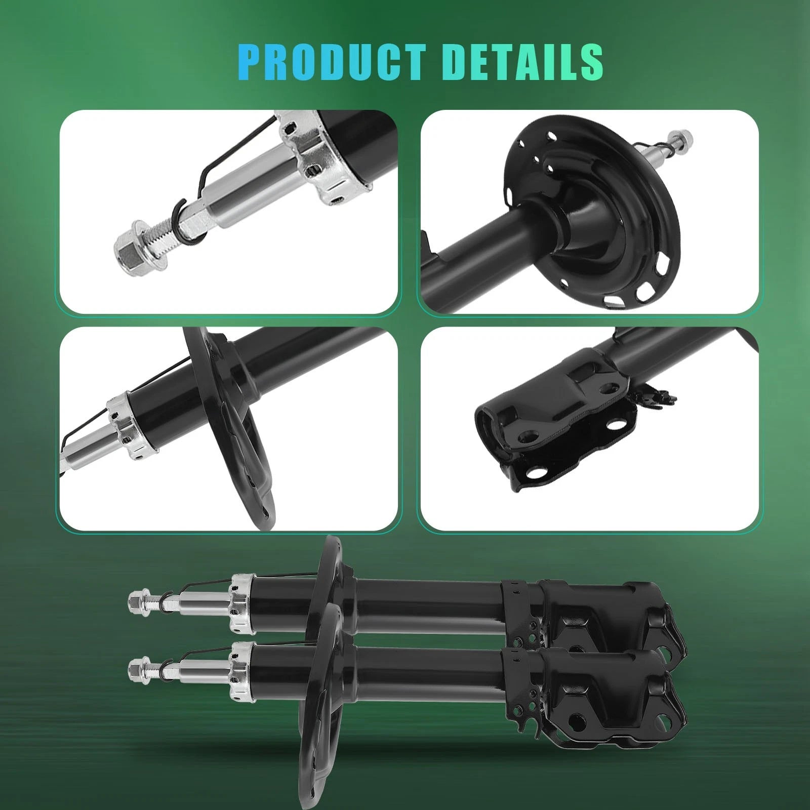 Set of 2 Rear Struts for Toyota Camry (2012–2017)