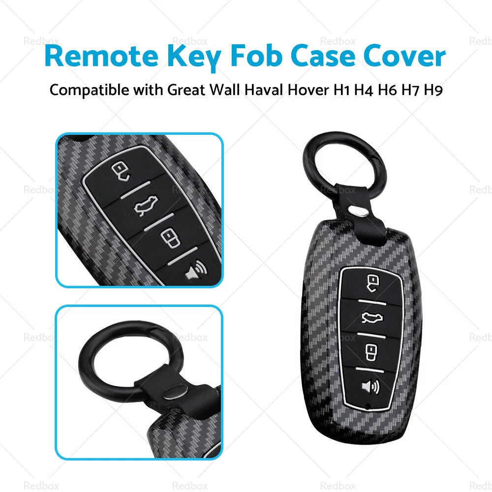 ABS Remote Key Fob Case Cover for Great Wall Haval Hover H1 H4 H6 H7 H9 (2010–2023)