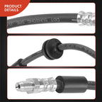 2X Rear Brake Hydraulic Hose for Fiat 500X (2016–2019) Jeep Renegade