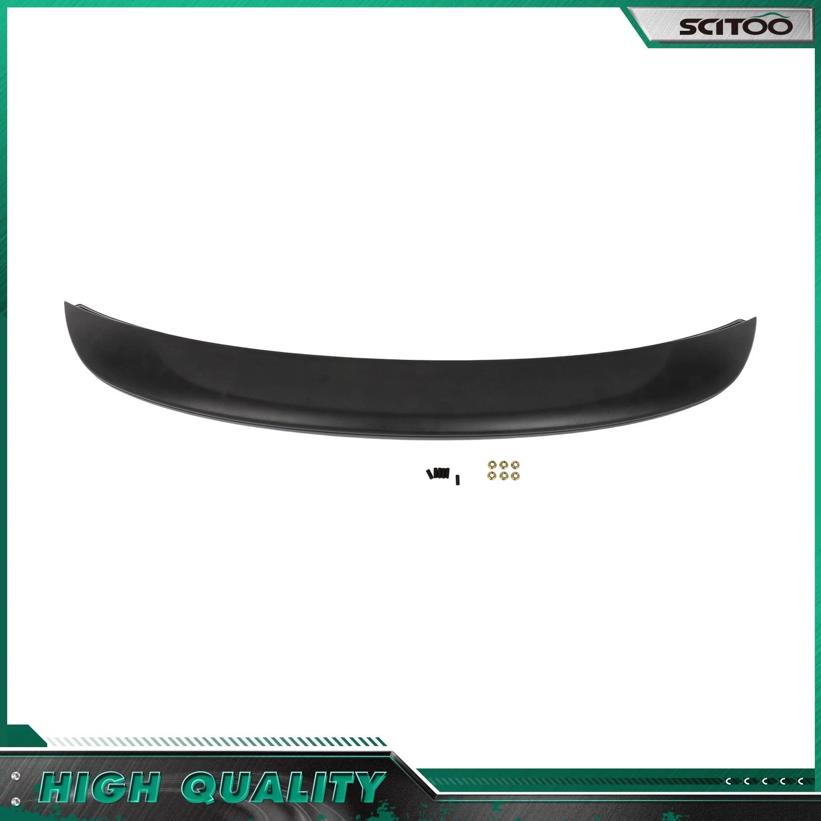 Trunk Spoiler for Volkswagen Beetle (2012–2019) Primed Black ABS
