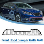 Front Lower Bumper Grille for Nissan Sentra (2015–2018) Black