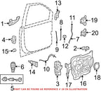 Front Driver Left Upper Door Hinge for Chrysler (68030375AE)