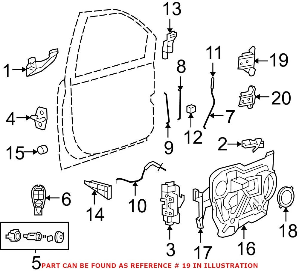 Front Driver Left Upper Door Hinge for Chrysler (68030375AE)