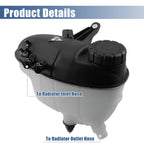 Coolant Radiator Reservoir Tank with Cap Sensor for Mercedes-Benz S65 (2007-2013)