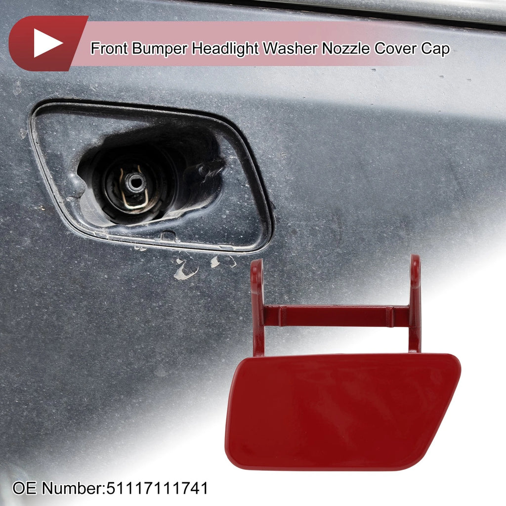 Bumper Headlight Washer Nozzle Cover Cap No. 51117111741 for BMW 525i (2004–2005)