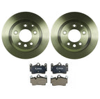 Bosch QuietCast Rear Brake Kit for Audi Porsche VW (330mm Disc Rotor)