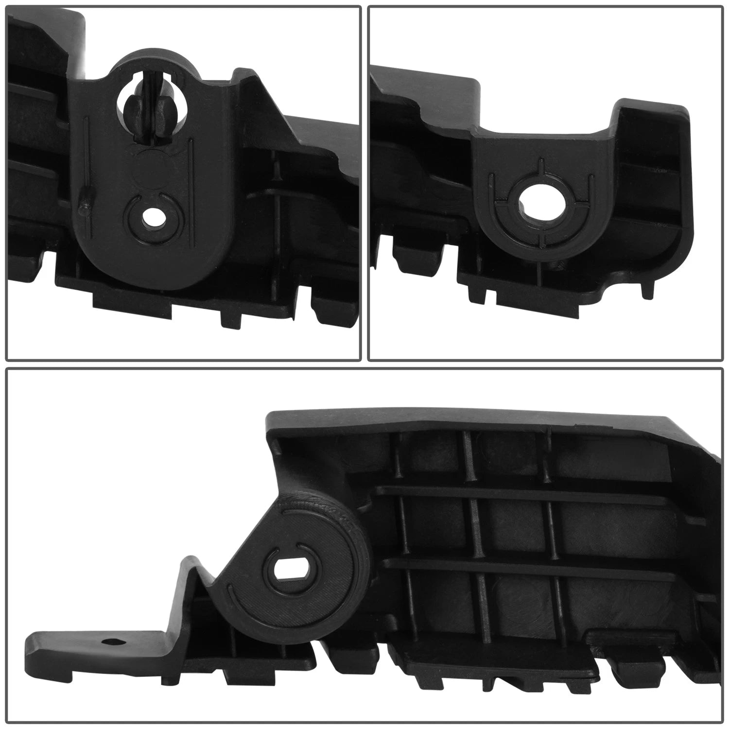 Bumper Bracket for Chevrolet Sonic (2012–2020) Matte Black Right Front