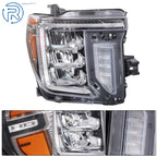 Full LED Headlight for GMC Sierra 2500/3500 HD (2020-2023) Right Side