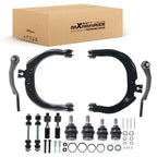 12x Front Upper Control Arms Ball Joints Tie Rods for GMC Envoy (2008–2009)