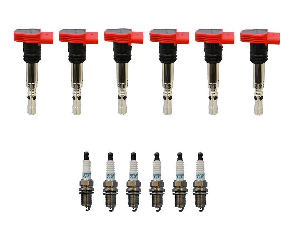 Set of 6 Denso Ignition Coils for Iridium TT (Gap 0.040)