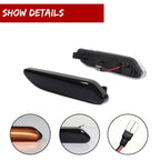 LED Smoked Amber Front Side Marker Lights for Mini Cooper R60 R61