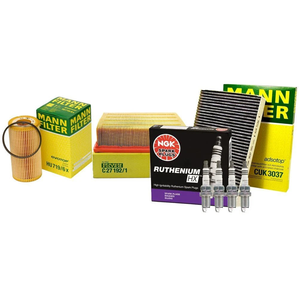 Tune-Up Kit with Mann Filters & NGK Spark Plugs for Audi A4 A4 Quattro (2000–2008)