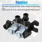 Engine Heater Control Valve Solenoid No.64118375792 for BMW 318i (1992–1999)