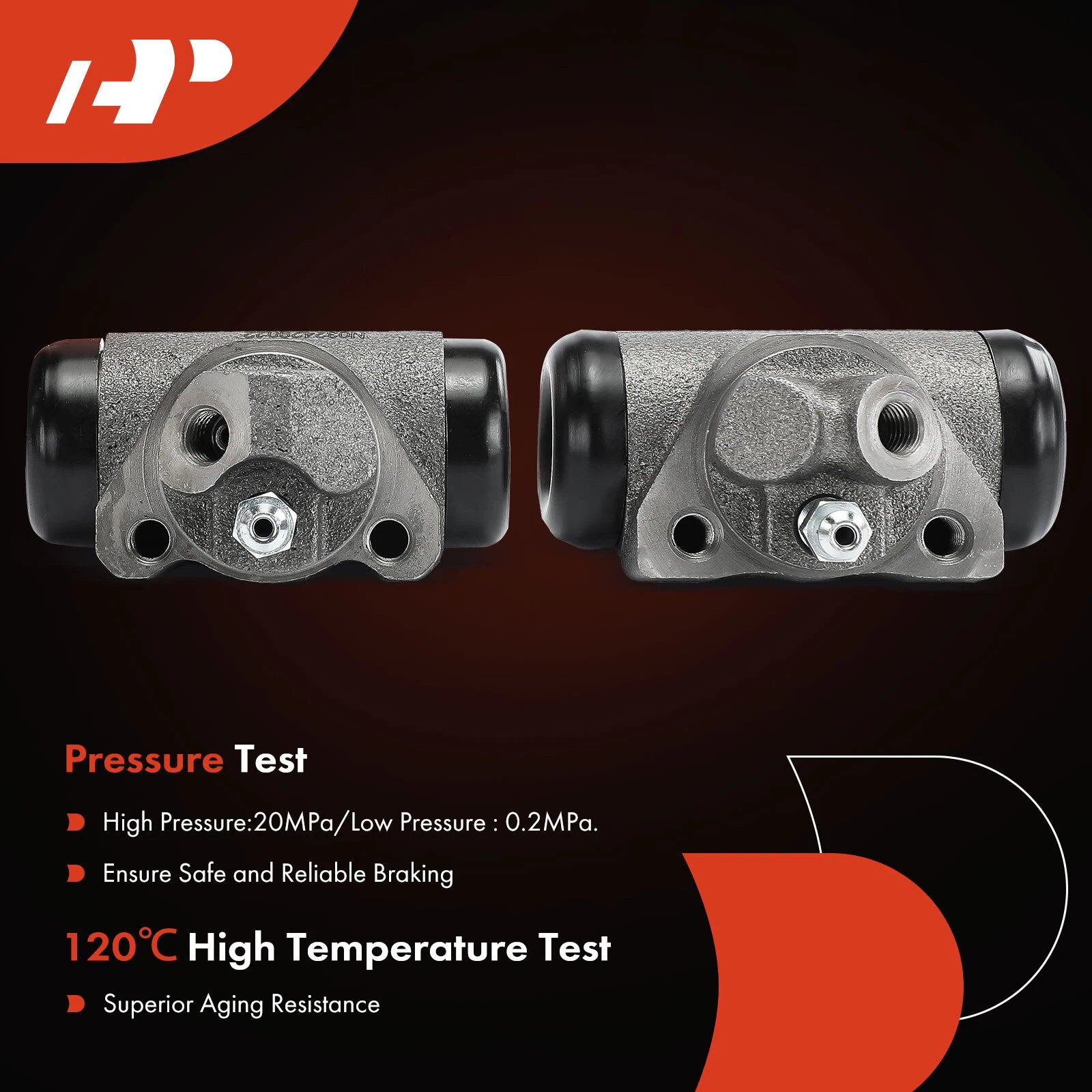 2X Drum Brake Wheel Cylinder for Ford F-250