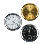 3X 40mm Luminous Car Clocks for Dashboard & Marine Vehicles Accessories