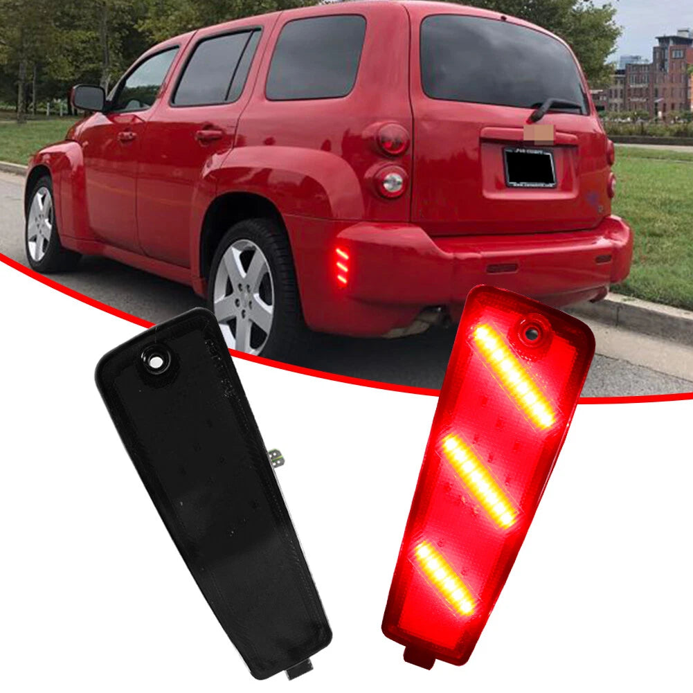 2X Smoked Lens Rear Bumper Side Marker Reflectors for Chevy HHR