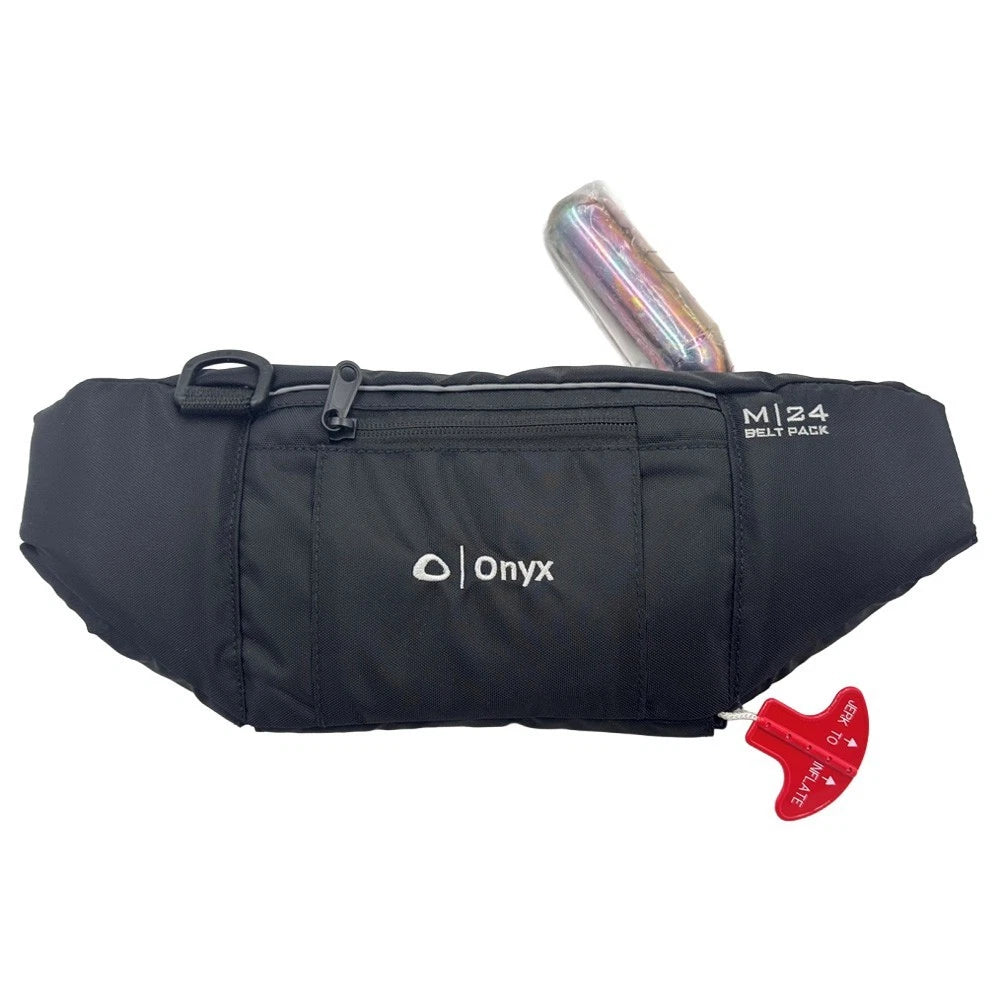 Onyx M-24 Manual Inflatable Belt Pack PFD for Universal Use (USCG Approved)