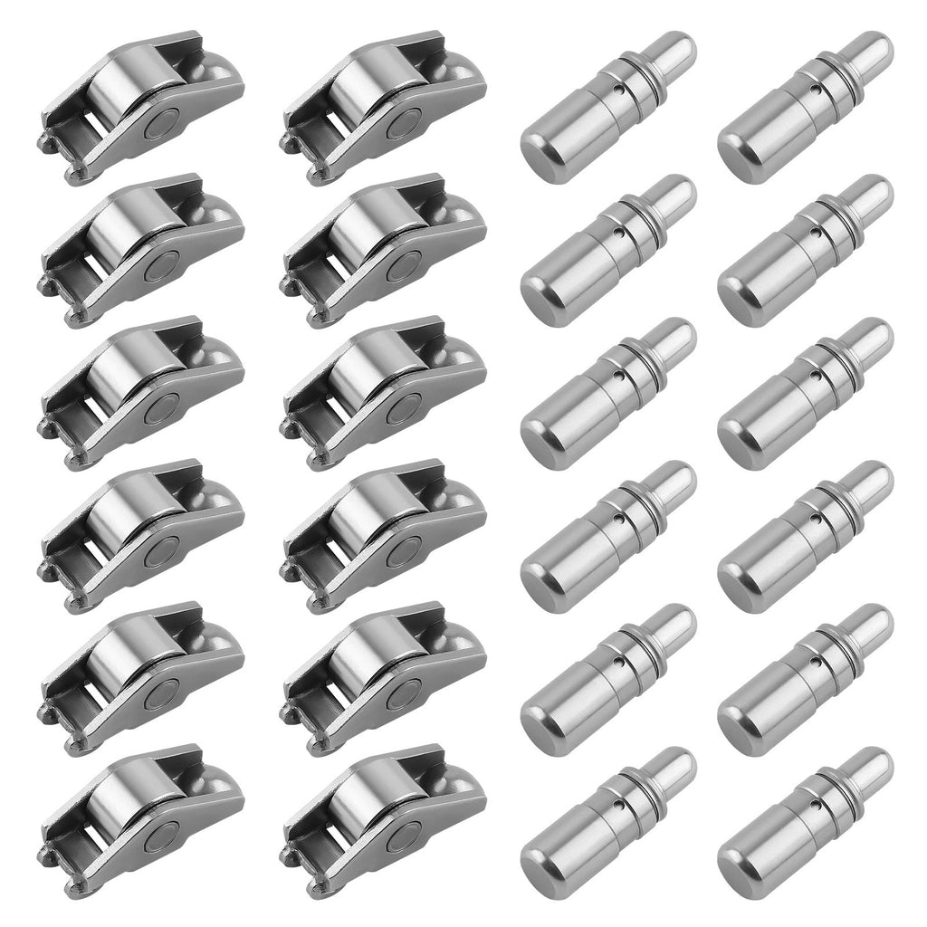 Set of 12 Rocker Arms & 12 Hydraulic Valve Lifters for GMC Acadia Canyon Envoy XL (2007–2016)