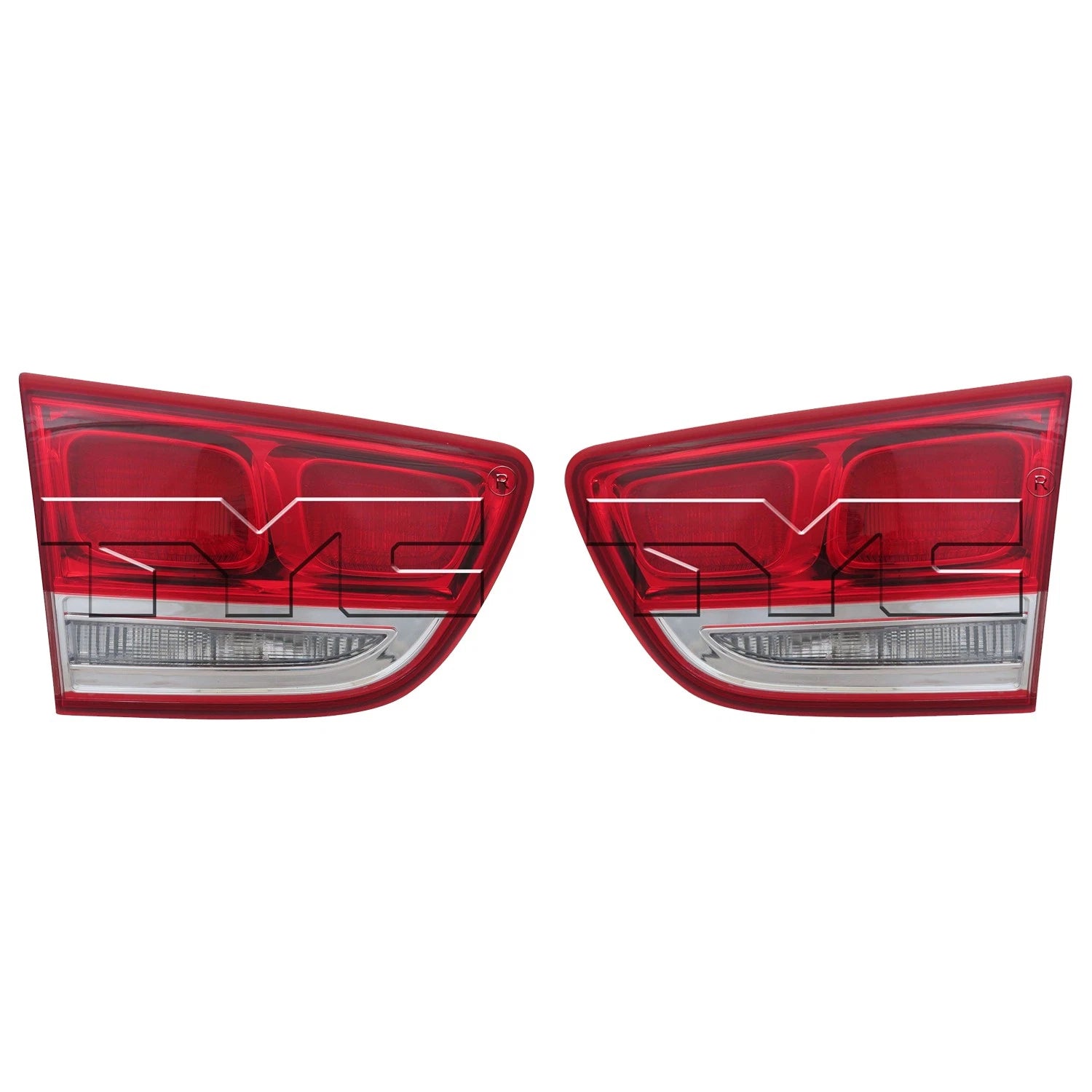 Set of 2 TYC Inner Tail Light Lamp Assembly for Kia Sorento (2016–2018)