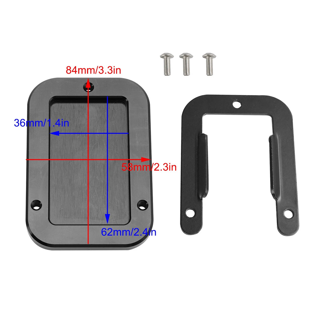 Kickstand Enlarger Plate Pad for Interceptor 650, GT 650 (2018–2023)