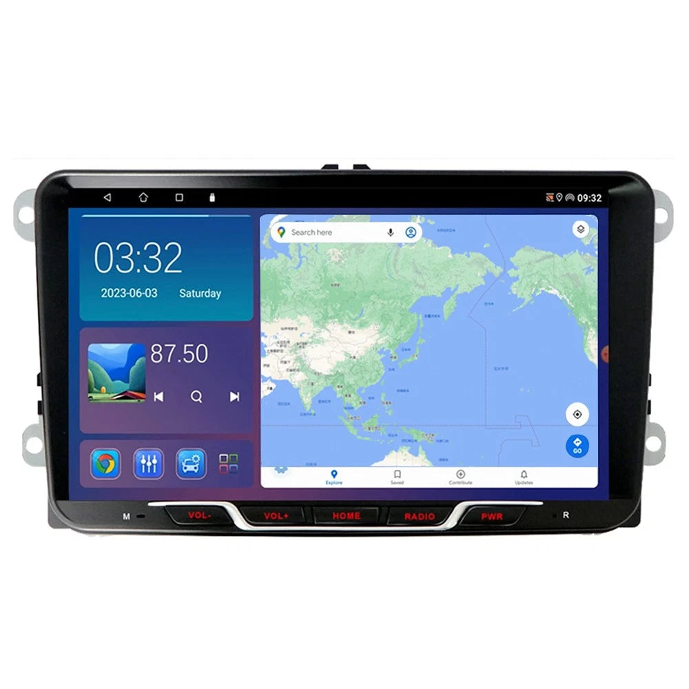 9 Inch CarPlay Android Head Unit for Volkswagen Polo (2010–2014)