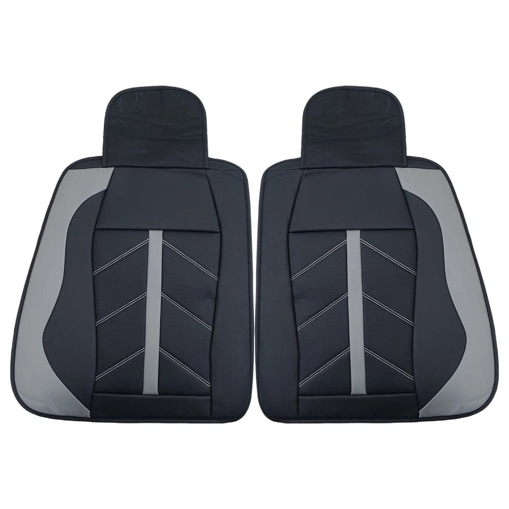 Set of 2 Front & Rear PU Leather Seat Covers for Ford F-150