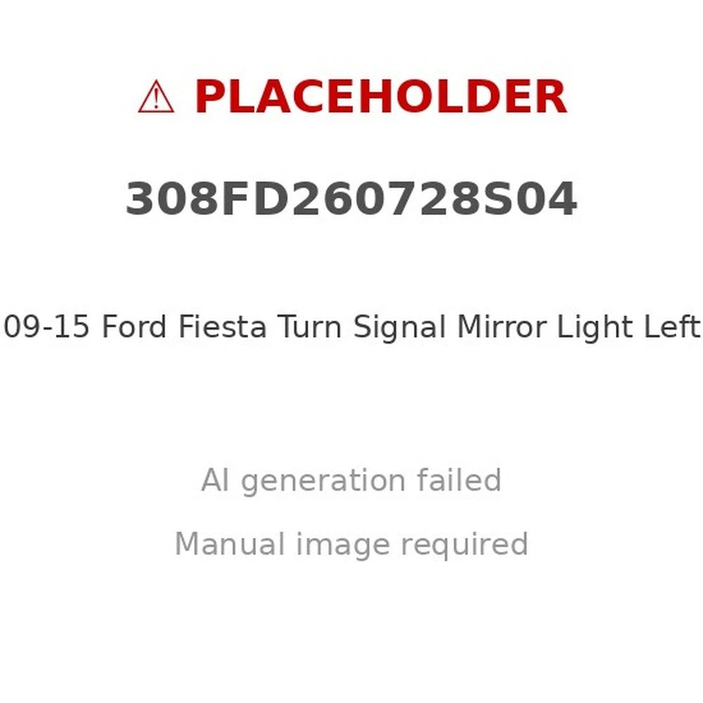 Turn Signal Mirror Light Left for Ford Fiesta (2009–2015)