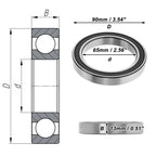 Deep Groove Ball Bearing 6913DDU for Scooter Skateboard (P5 65x90x13mm)