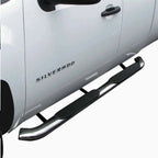 Step Nerf Bar Front Polished 4in Steel Oval w Pads for Dodge Ram (2009–2019)