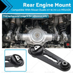 Rear Engine Mount for Nissan Dualis J10 (2007–2016) 2.0L Petrol 4cyl