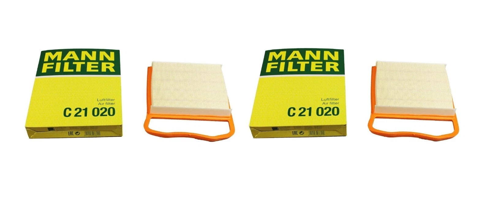 Set of 2 Air Filters for Mercedes W205 W218 W207 W166 W231 (2015–2020)