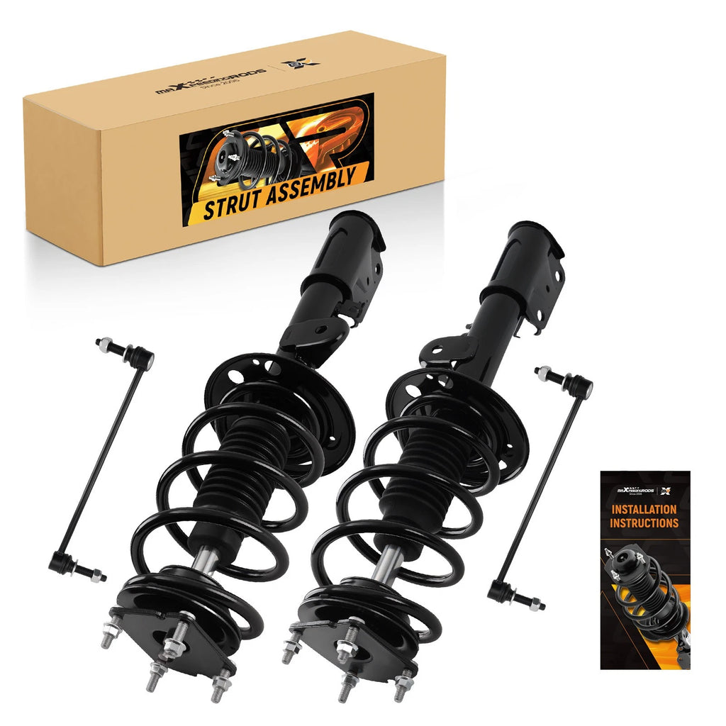 Set of 4 Front Struts w/ Sway Bar End Link for Ford Explorer (2011–2013)