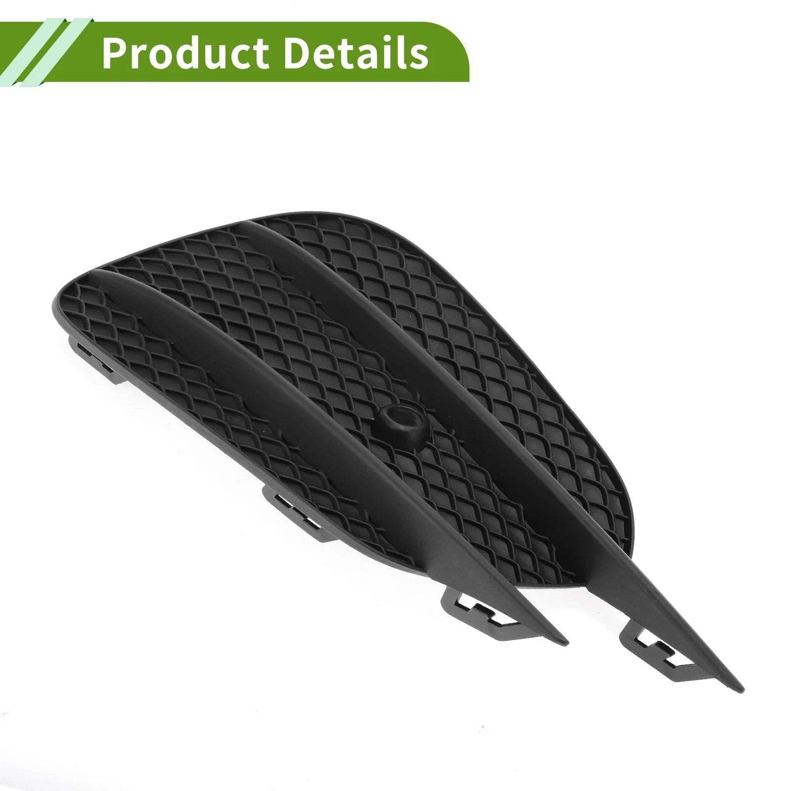 Front Right Fog Light Grill for Mercedes Benz E-Class (2017-2023) Black