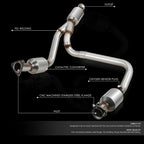 Front Catalytic Converter for Chevrolet Silverado Suburban Tahoe Sierra (2014–2019)