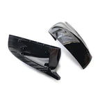 ABS Black Rear View Mirror Cover Trim for BMW X5 X6 (2007-2013)