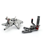 Rearsets Footpegs Pedals for Kawasaki ZX636C ZX-6R Ninja (2005–2006) Titan-color