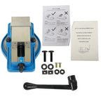 3" Milling Machine Lockdown Vise with 360 Swiveling Base