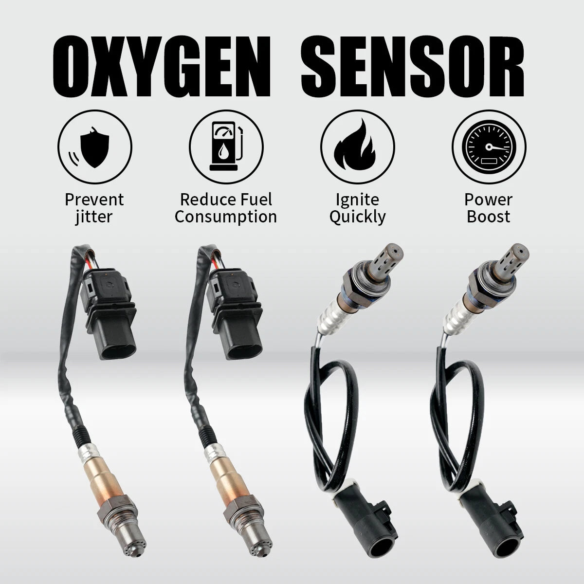 4X Up/Downstream Oxygen O2 Sensor Set for 2010 Ford Taurus 3.5L