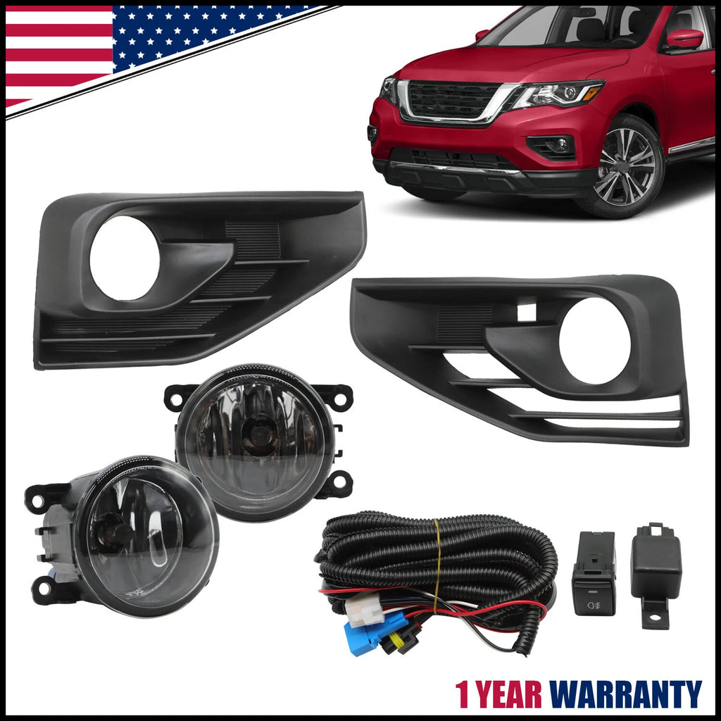 Pair of Fog Lights for Nissan Pathfinder (2017–2020)