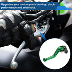 Long Brake Clutch Levers for Honda CB919 (2002–2007) Green 1 Pair