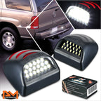 2X Waterproof White LED License Plate Lights for Silverado/Sierra (2007–2014)