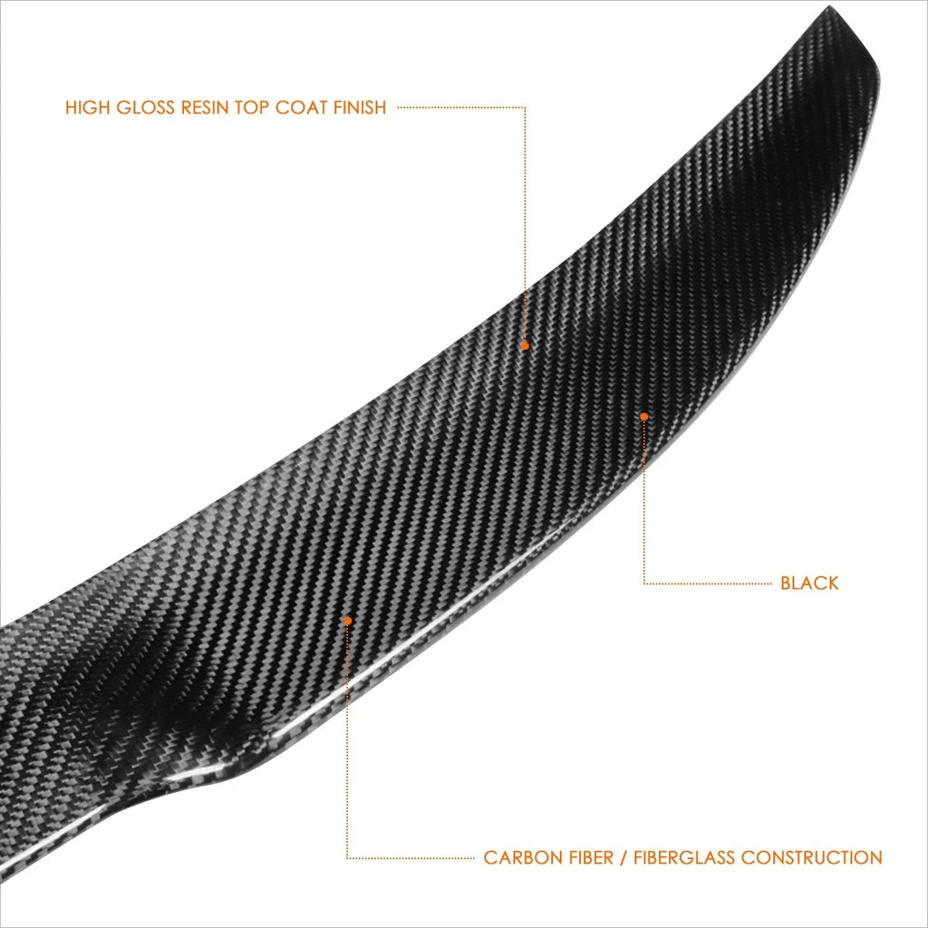 Carbon Fiber V-Style Duck Bill Spoiler for BMW X4 G02 (2018–2021)