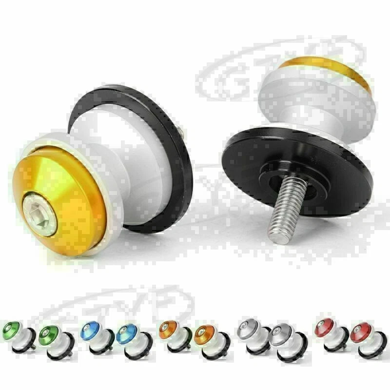 6mm Swingarm Spools Sliders for Yamaha YZF R6 (2003–2015) & R1 (2002–2015)