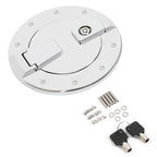 Chrome Fuel Door Locking Gas Tank Cap Cover for Hummer H2 (2003–2009)