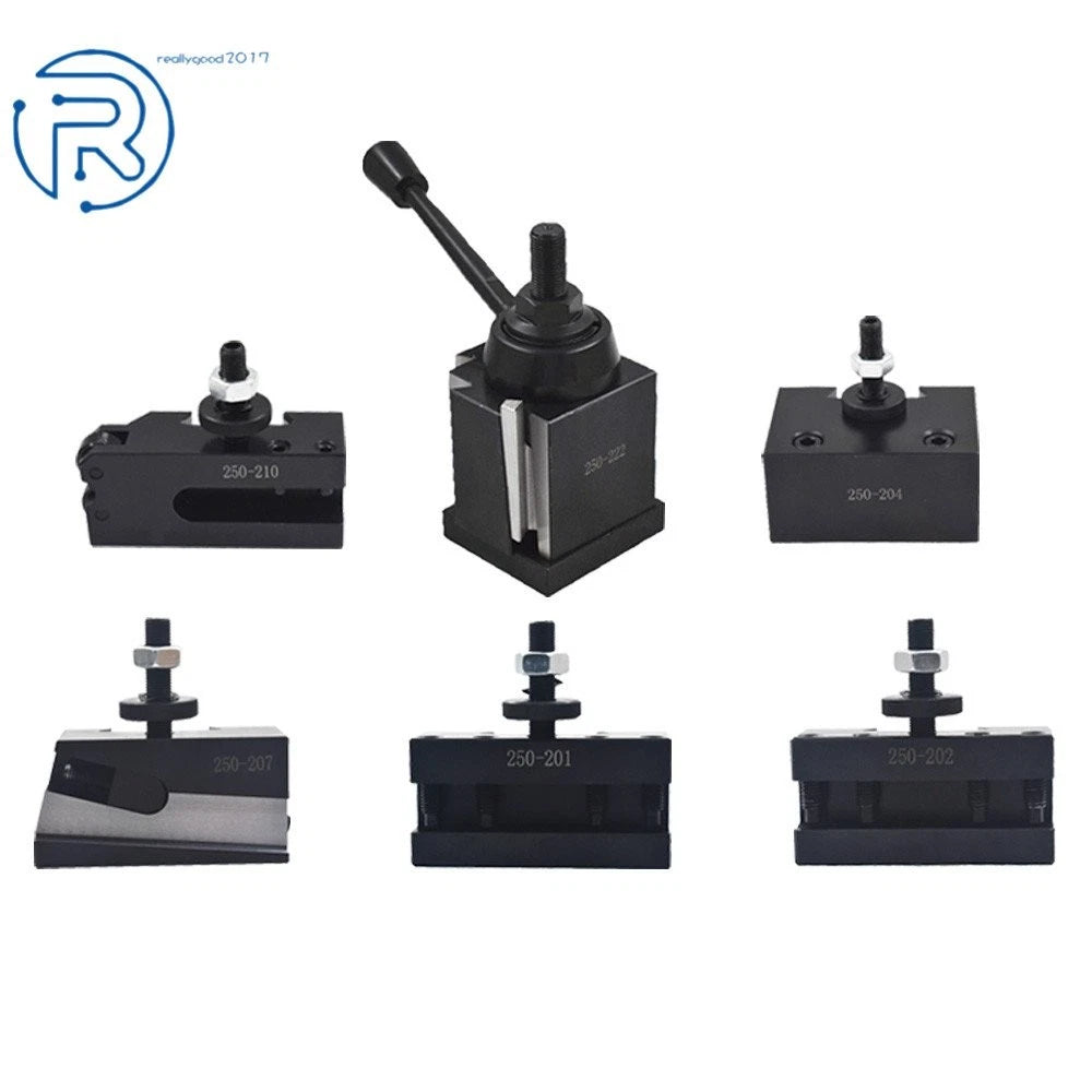 Set of 6 Quick Change Wedge Tool Posts for 10" - 15" Lathes