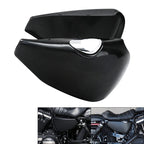 Set of 2 Black Battery Covers for Harley Sportster XL883 1200 (2014–2022)
